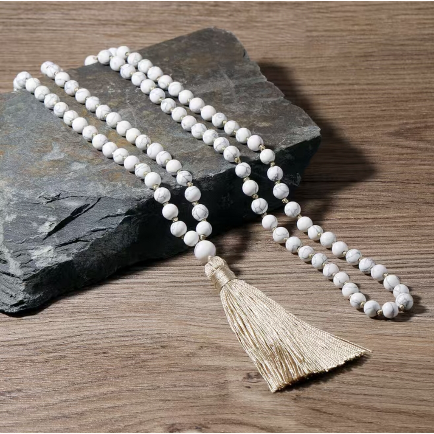 Howlite Mala Necklace