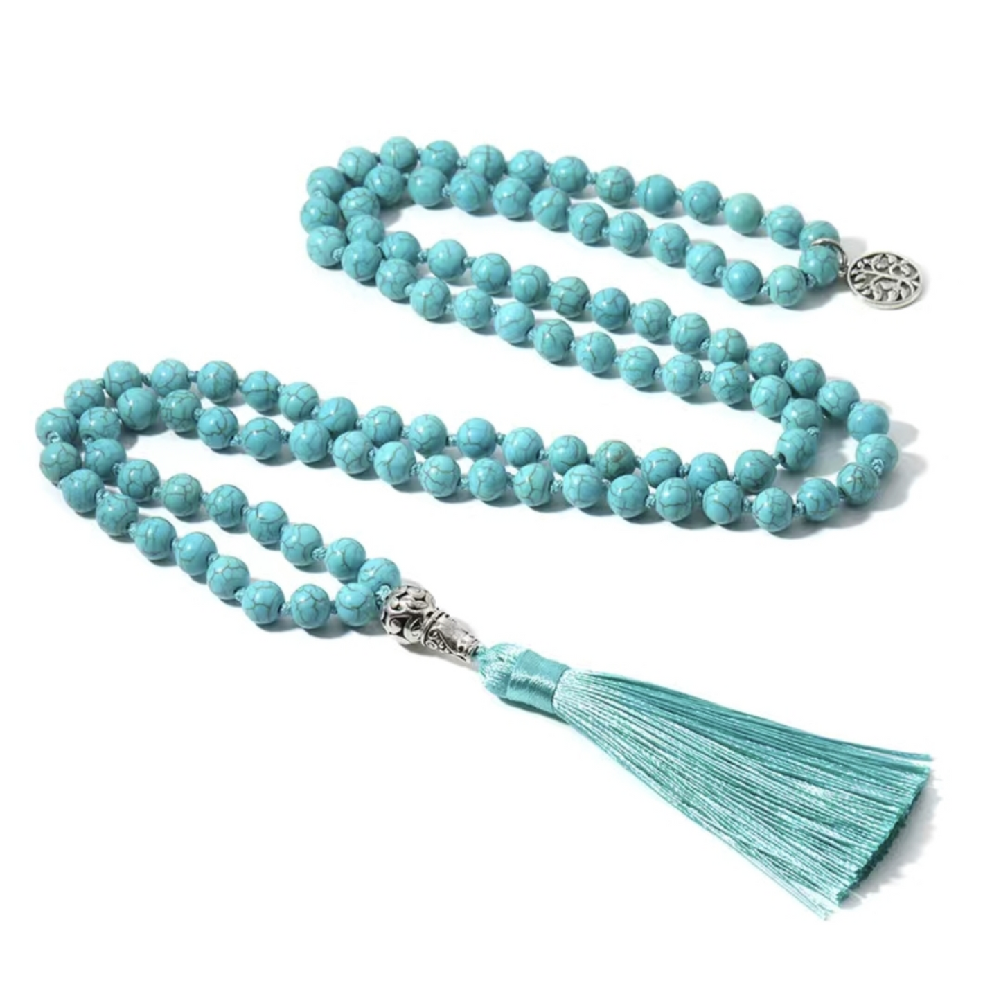 Turquoise Mala Necklace