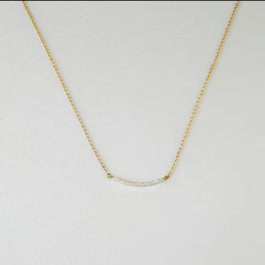 Pearl Bar Necklace